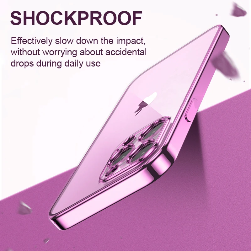 Квадратный прозрачный чехол из ТПУ для iPhone 13 12 11 Pro Max Mini XS MAX XR X 7 8 PLUS SE 2020