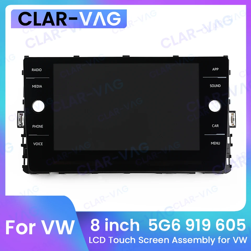 5G6919605 5G6919605A оригинальный Media Discovery 8 &quotAPP экран Передний сенсорный дисплей