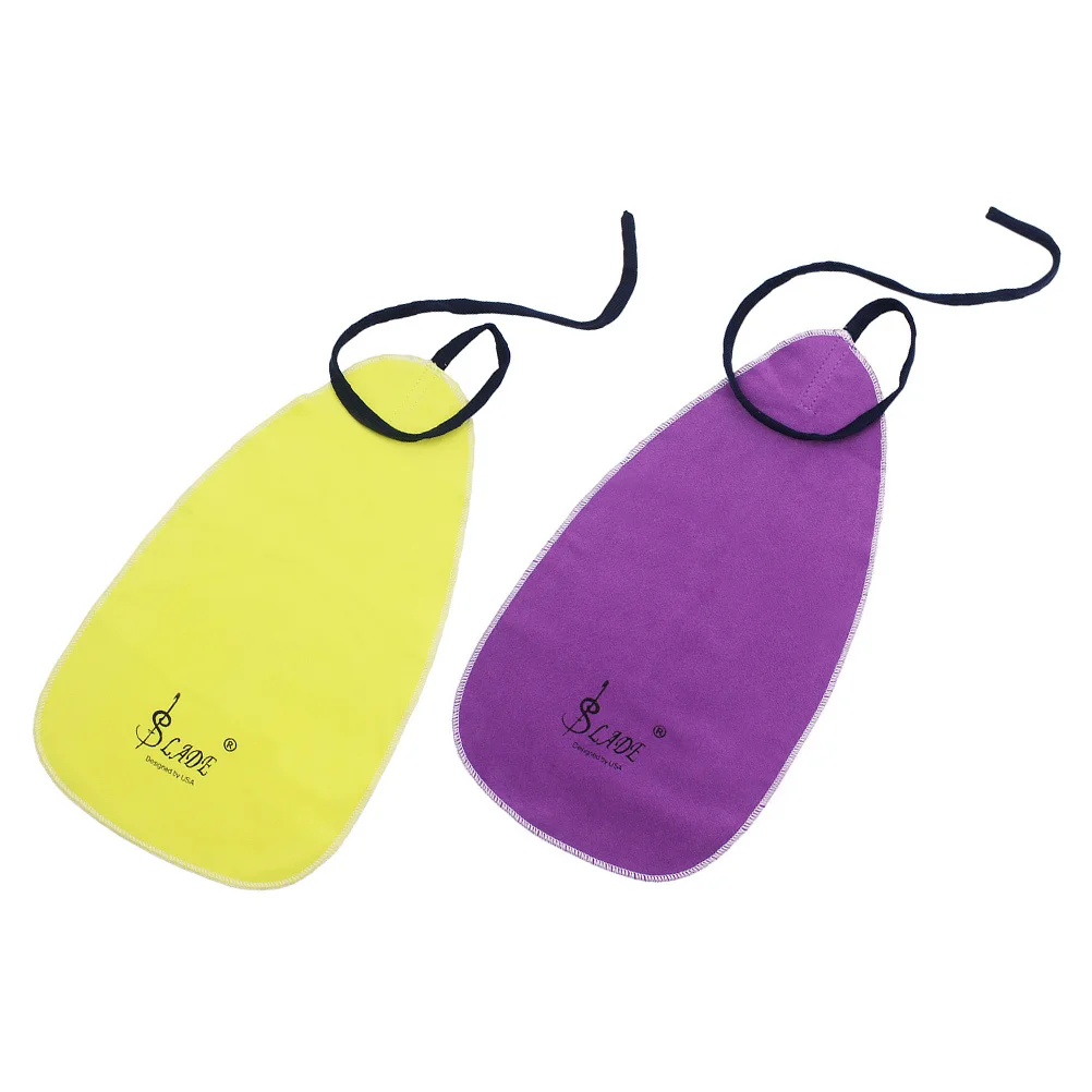 

2 Pcs Blue Accessories Musical Instrument Cleaning Cloth Clarinet Flute Cleaner Kit Sax Supply