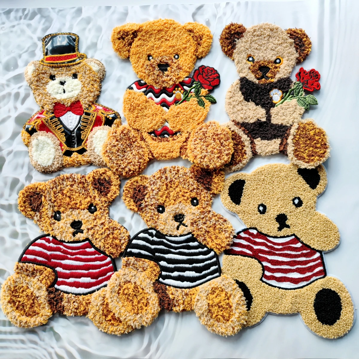 

Вышивка в виде шенилла, искусственное животное, искусственная аппликация, полотенце с надписью, цвет розы, A2111301