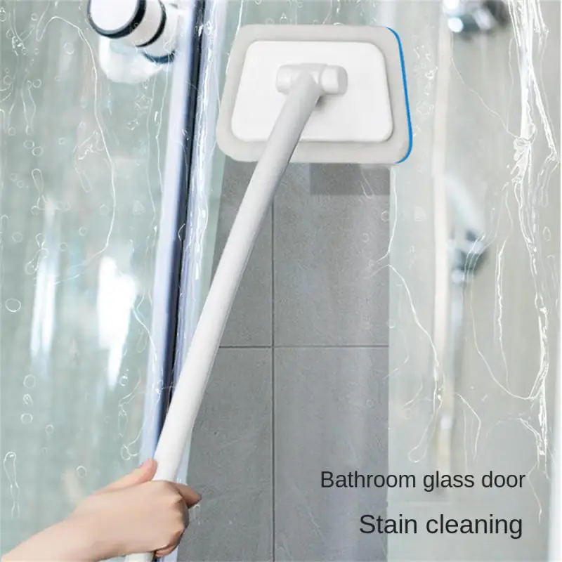 

Multi-functional Brush Cleaning Brush Ceramic Tile Floor Brush Trapezoidal Bathtub Glass Brush Long-handle Sponge Window Brush