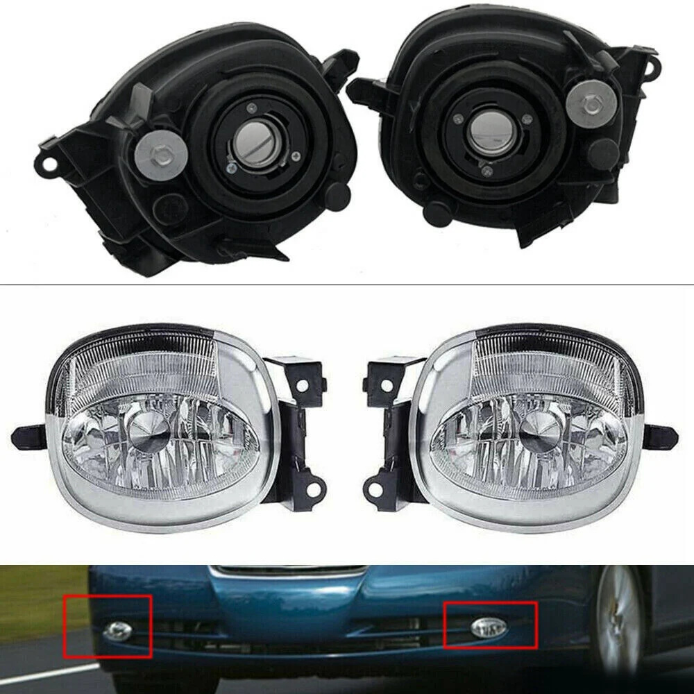 Передний бампер для автомобиля левый и правый Противотуманные фары в сборе