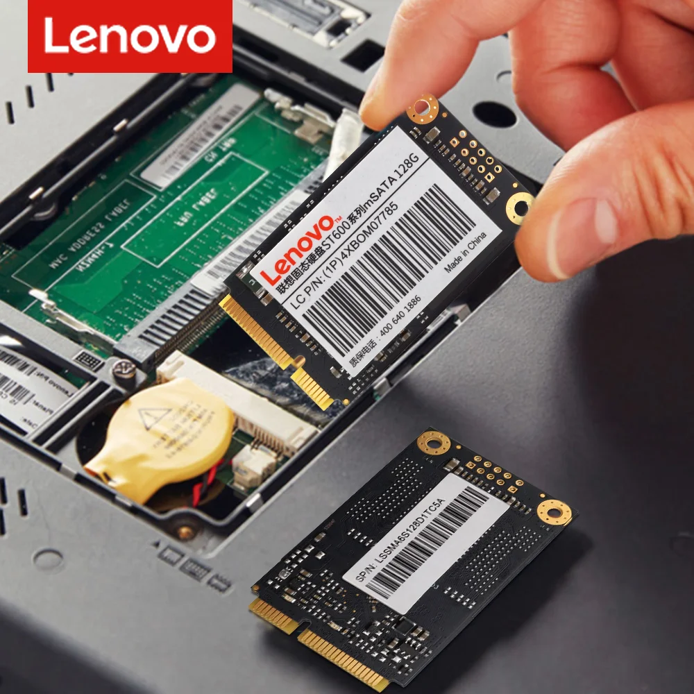 Lenovo mSATA SSD 128GB 256GB 512GB 1TB Internal Solid State Drive Hard Disk Mini SATA SSD Compatible with Desktop PC Laptop images - 6