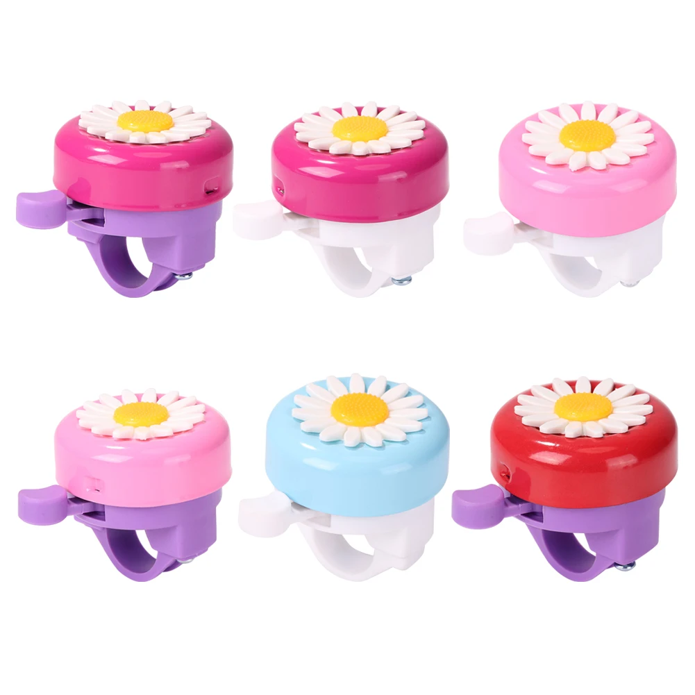 

Multi-color Kids Funny Bicycle Bell Daisy Flower Horns Bike Children Girls Cycling Ring Alarm For Handlebars Alloy Plastics Hot