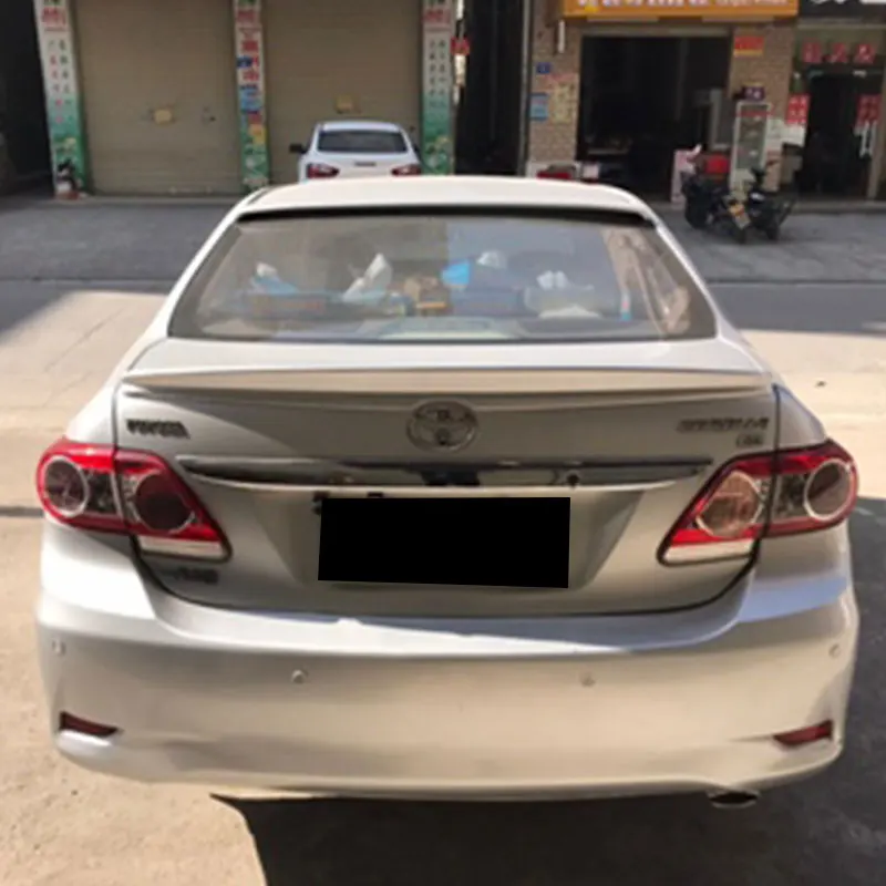 

Для Toyota Corolla top wing 2007 2008 2009 2010 2011 2012 2013 ABS Бесплатная Пробивка краской расширенная версия спойлер заднее верхнее крыло