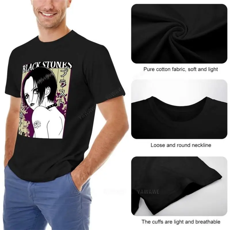 Футболка мужская оверсайз с коротким рукавом и круглым вырезом из хлопка