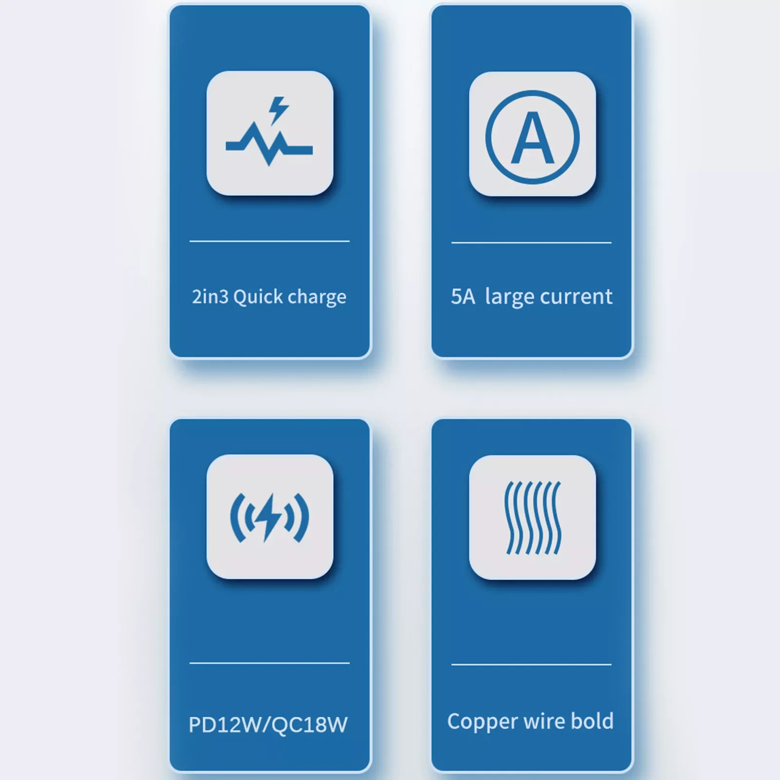 

6-In-1charging Cord Durable Type-C Fast Charging For Android Cell Two-To-Three Multi-Function Pd Fast Charging