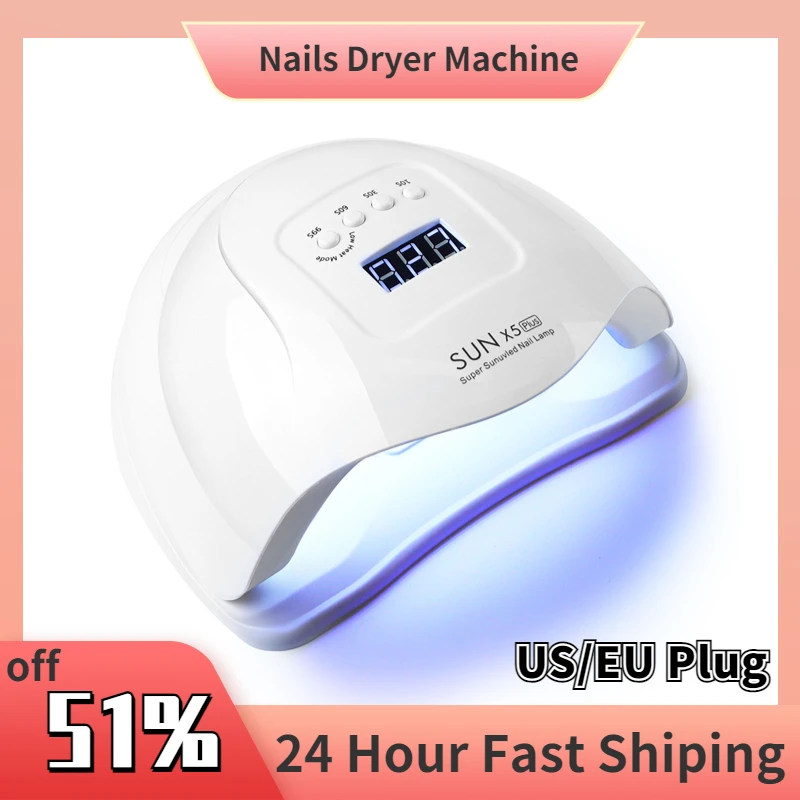 

120W Led Lamp For Nails Uv Nail Drying Light For Gel Nail Manicure Polish Cabin Lamps Dryer Machine Nails Equipment Professional