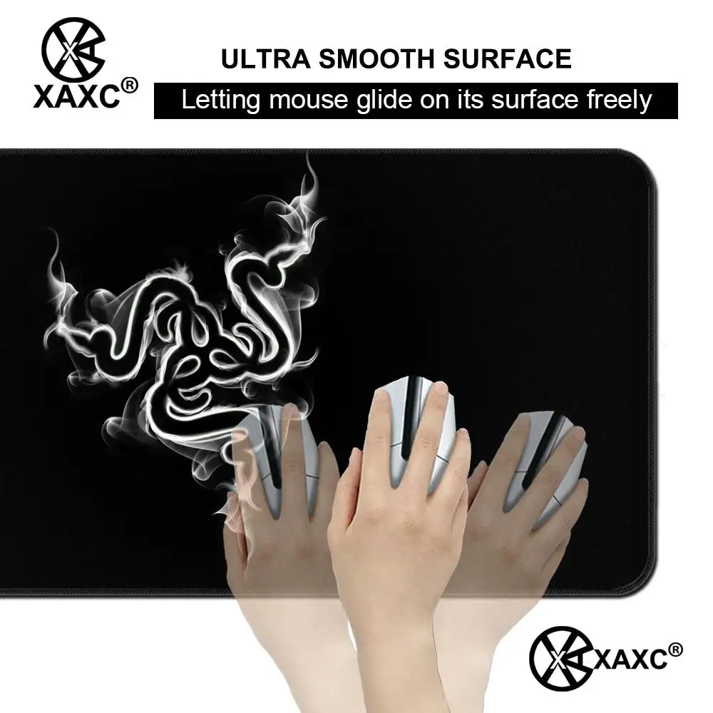 Фото Большой коврик для мыши XXL R-Razer Snake, коврик для клавиатуры и мыши, нескользящий резиновый игровой коврик для мыши, коврик для ноутбука HYBXXC №5