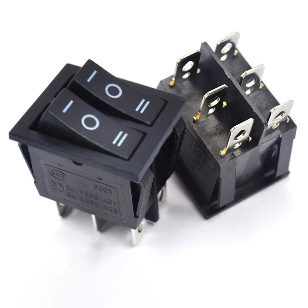 

Двойной клавишный выключатель KCD4