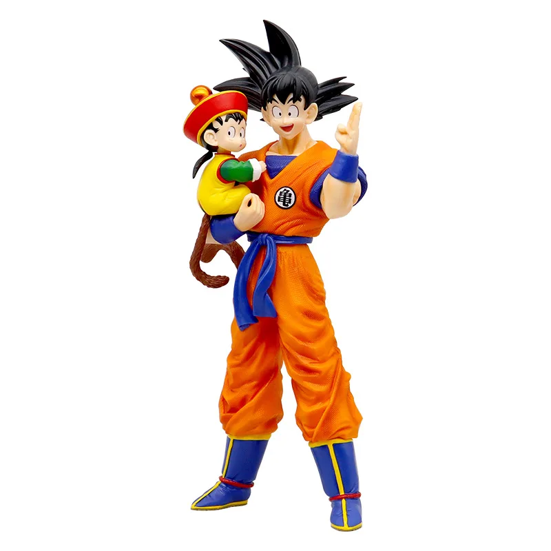 

30cm Dragon Ball Super Saiyan Anime Action Figures Son Goku Wukong Childhood Gohan Cartoon Model Figurine Collection Toys Gifts