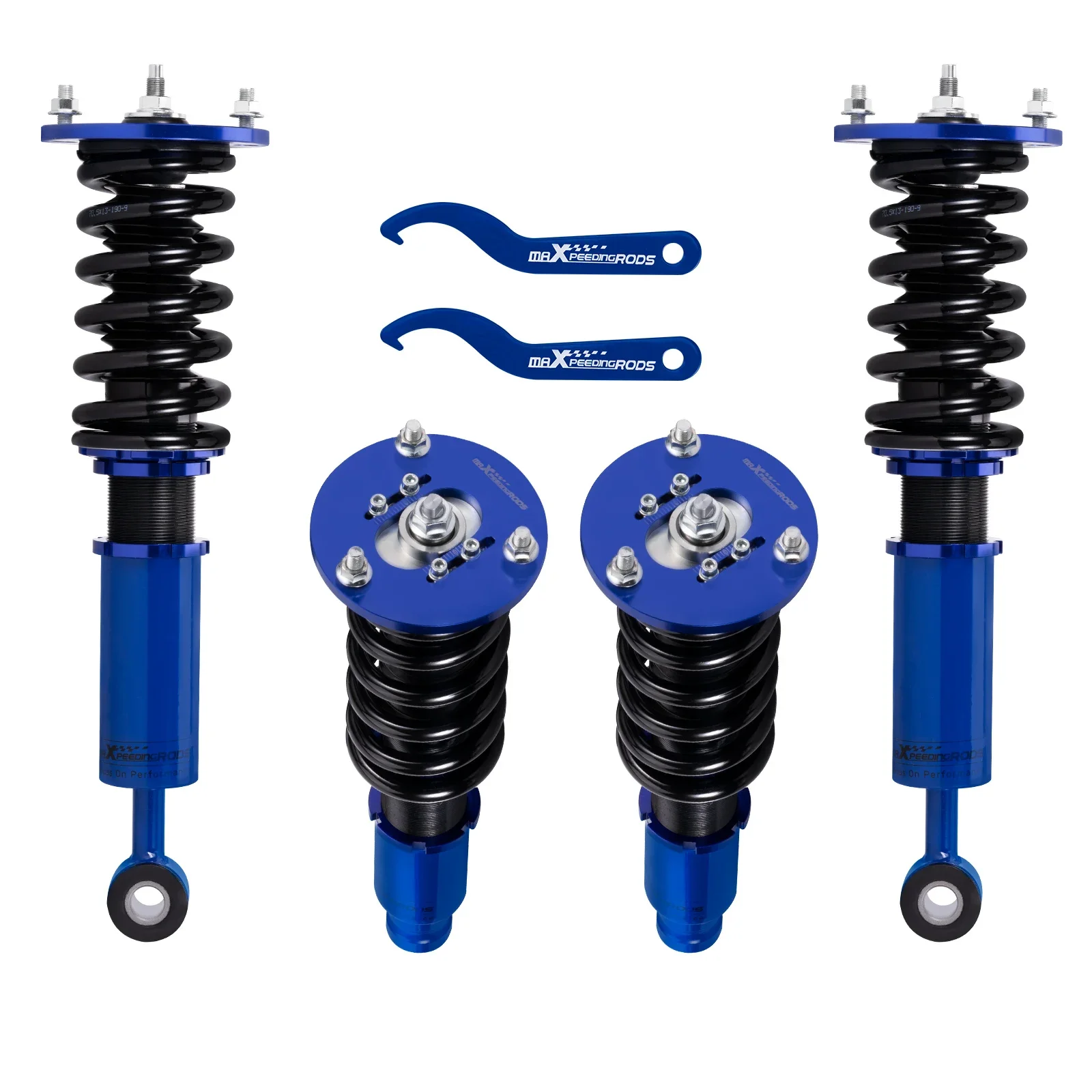 4 шт./компл. нижние комплекты подвески Coilover СИНИЕ для Mitsubishi Eclipse 95-99 Galant 1994-1998 гг.
