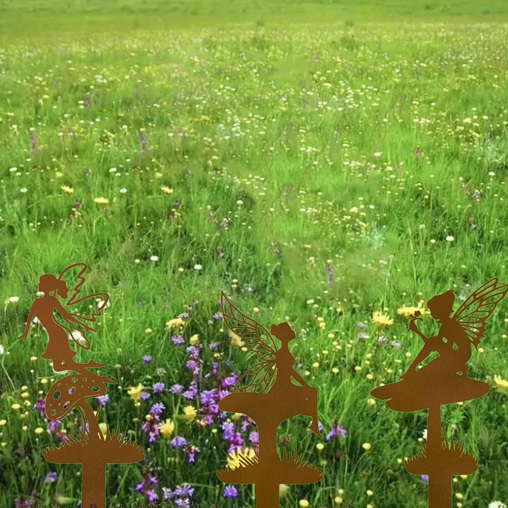 Завосстанавливающий деревенский садовый сказочный металлический декор –