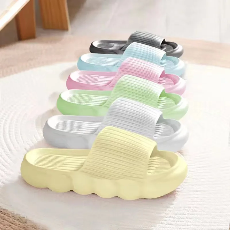 

2023 New Summer Slippers r, Women's Thick Bottom Couple Home Bathroom Sandals Good-shoes 4174
