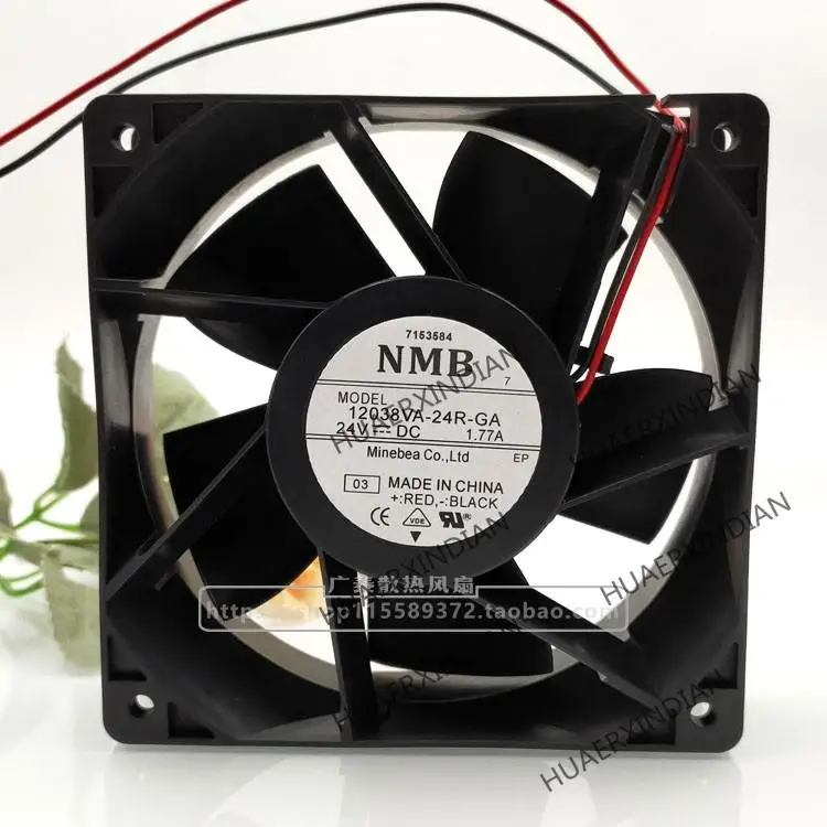 

Original Motor DC 24V 1.77a 12cm 2-Wire Frequency Converter Cooling Fan Assembly Kit