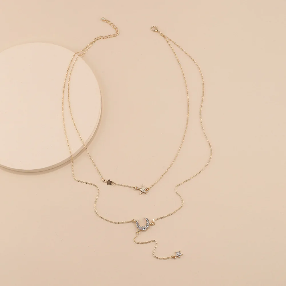 Модное ожерелье-чокер JIOROMY индивидуальность бесконечность звезда кулон