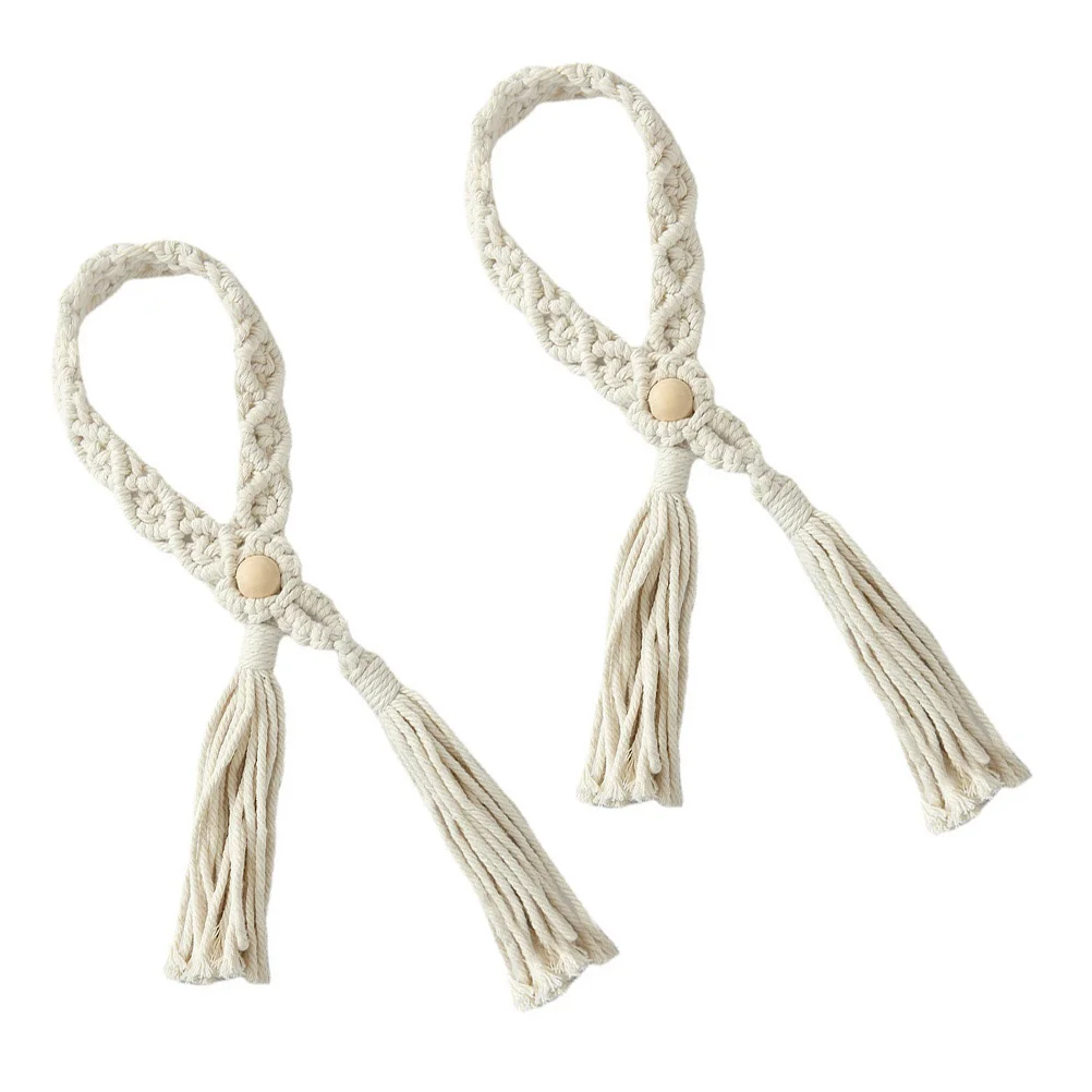 

2pcs Decorative Curtain Fixing Tiebacks Bohemian Style Curtain Holding Tiebacks