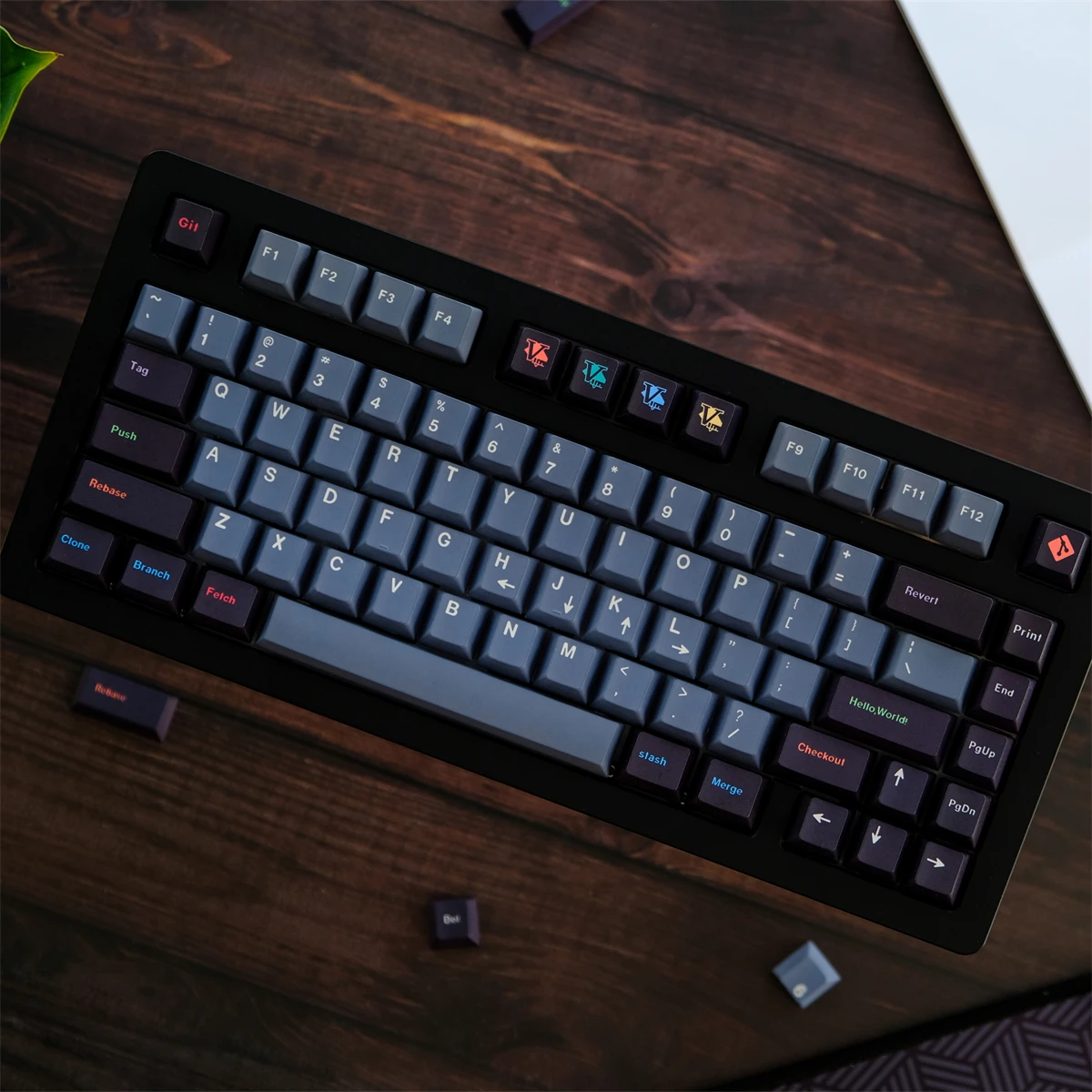 Coder keycap 129 клавиш PBT оригинальная механическая клавиатура с высокой сублимацией