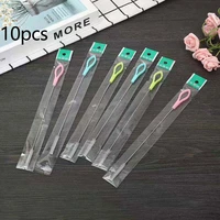10pcs stainless soft hair suction glass tube cleaner brushes tools fish tank straw bottle cleaning brush cleaning tools