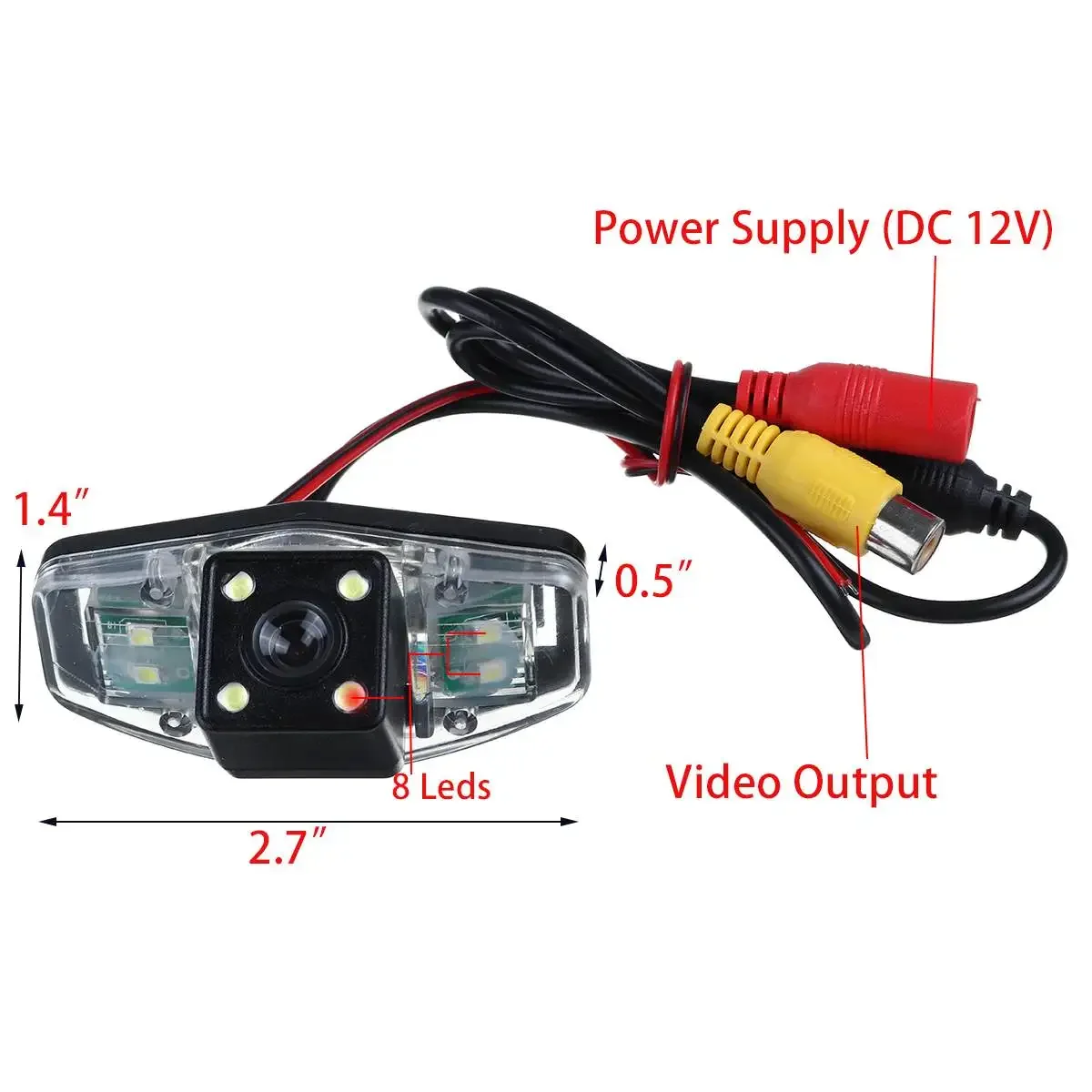 Автомобильная камера заднего вида CCD для Honda Accord Pilot Civic EK FD Odyssey Acura TSX