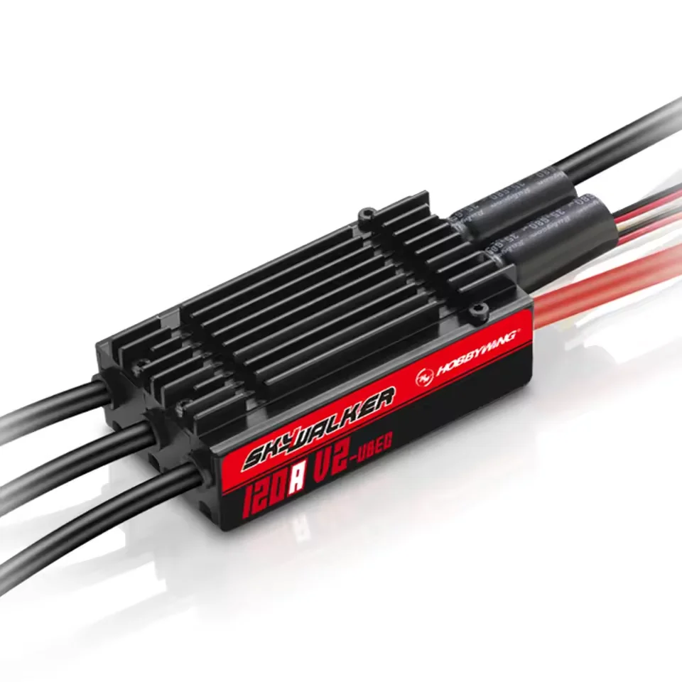 Фото Hobbywing Skywalker V2 ESC 120A 100A 80A 60A 50A 40A 30A 20A 15A Бесщеточный регулятор скорости ESC с UBEC для RC FPV самолетов №4