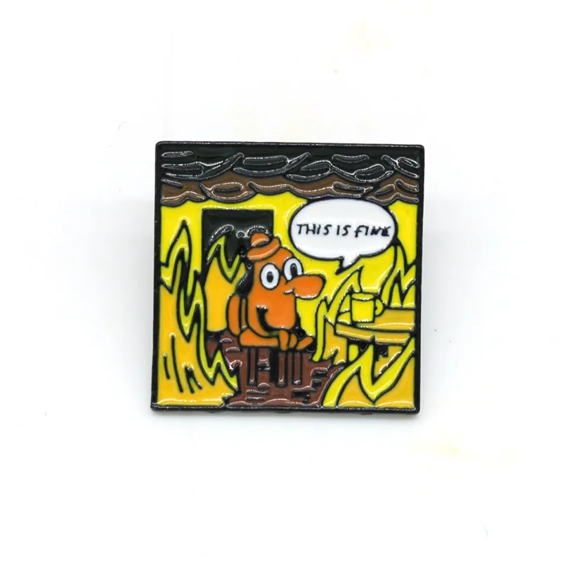 Лидер продаж модная новая комиксная брошь в виде сосисок из высококачественного