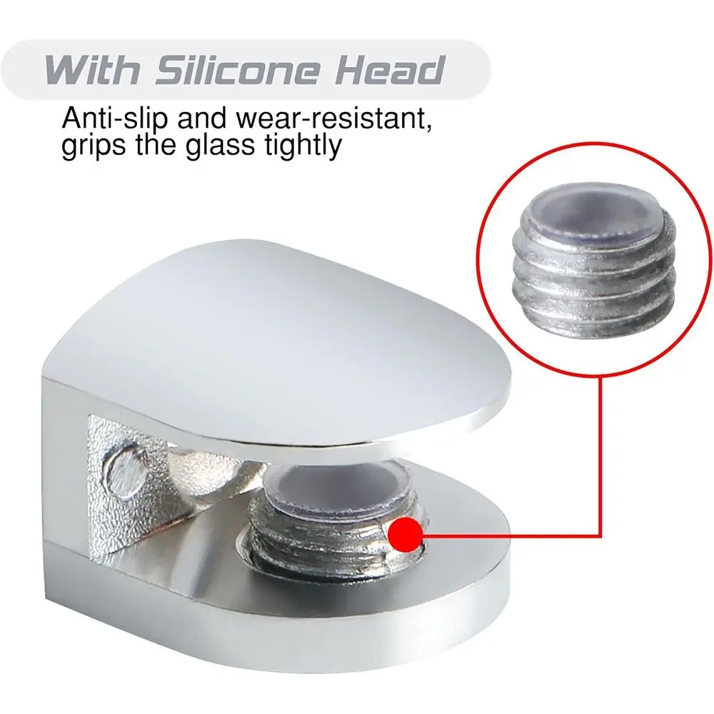 

Кронштейны для стеклянных полок из нержавеющей стали