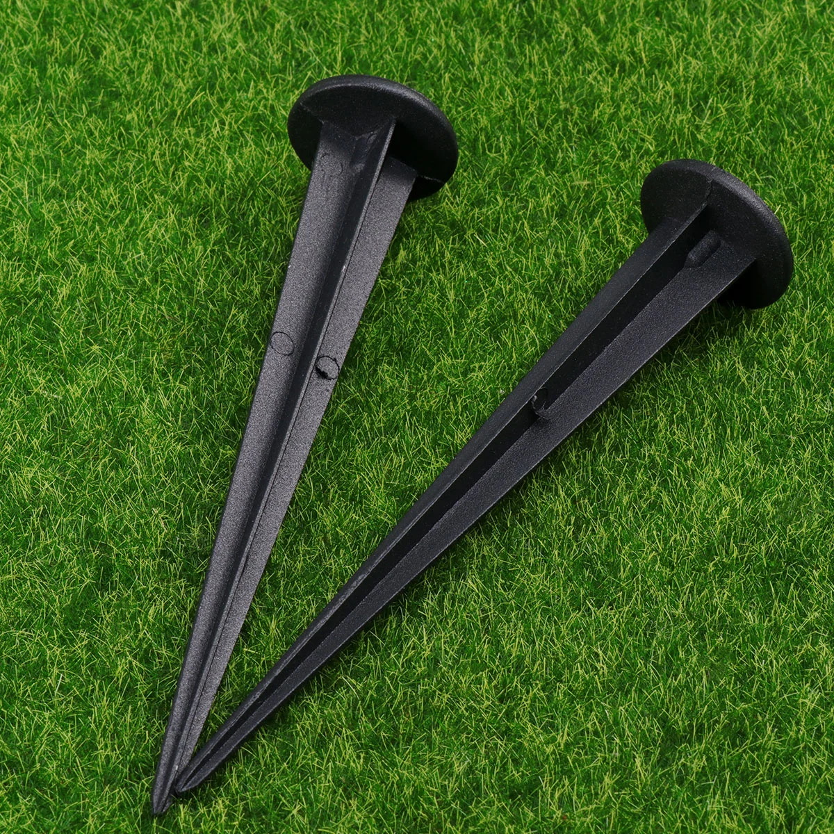 

4 Pcs Outdoor Solar Lantern Lawn Lamp Ground Stakes Landscape Lights Spike Alloy