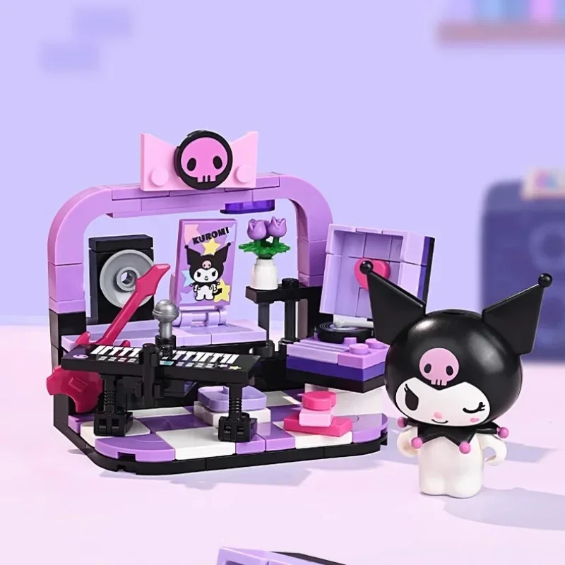 KEEPPLEY Sanrio строительные блоки для всей семьи Hello Kitty Cinnamoroll My Melody Сборная модель