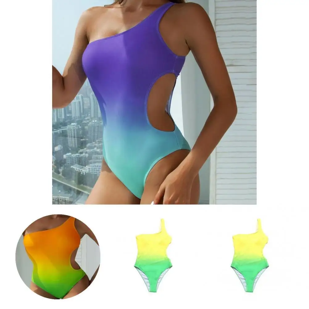 

Яркий Модный креативный летний Монокини, удобный Монокини без проводов для плавания