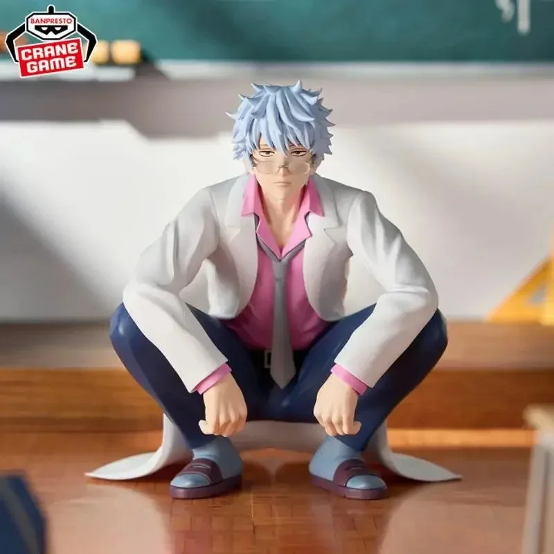 Фото Оригинальная коллекционная фигурка Bandai Banpresto Ginpachi Sakata из серии Class 3-Z, статуэтка, украшение для рабочего стола и подарок (в наличии) №2