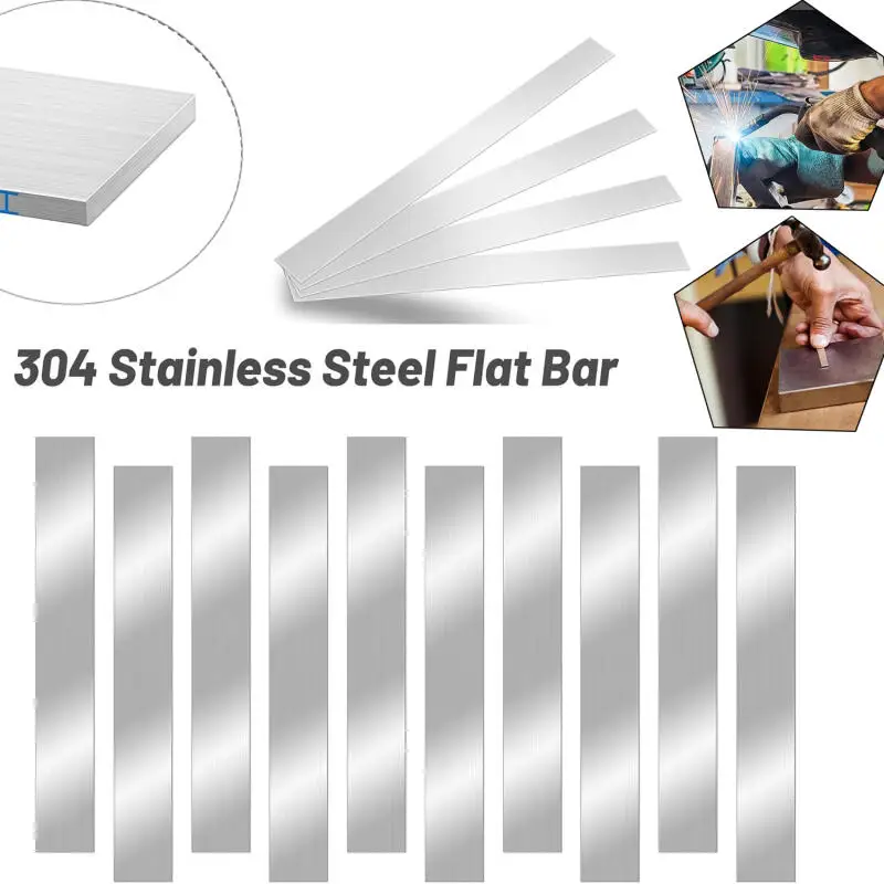 Толщина 1 мм, 2 мм, 3 мм, 4 мм, плоская пластина из нержавеющей стали 304, длина стержня 250 мм, механическая гайка, фурнитура с ЧПУ, детали ручной работы «сделай сам»