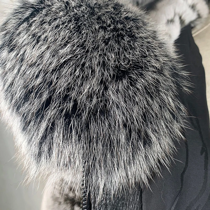 Genuine Rex Rabbit Fur Coat Women Casual Winter New Belt Hooded Outertwear 2022 New Sheepskin Real Rex Rabbit Jacket Female