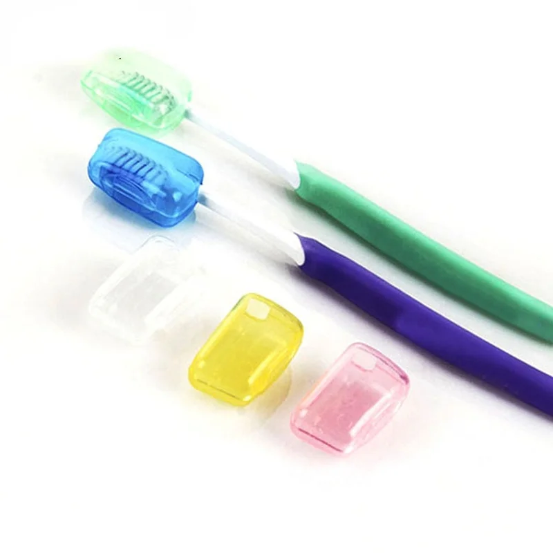 

10 Pcs/Set Portable Travel Toothbrush Head Cover Storage Bag Tooth Brush Holder Covers Toothbrush Protect Box