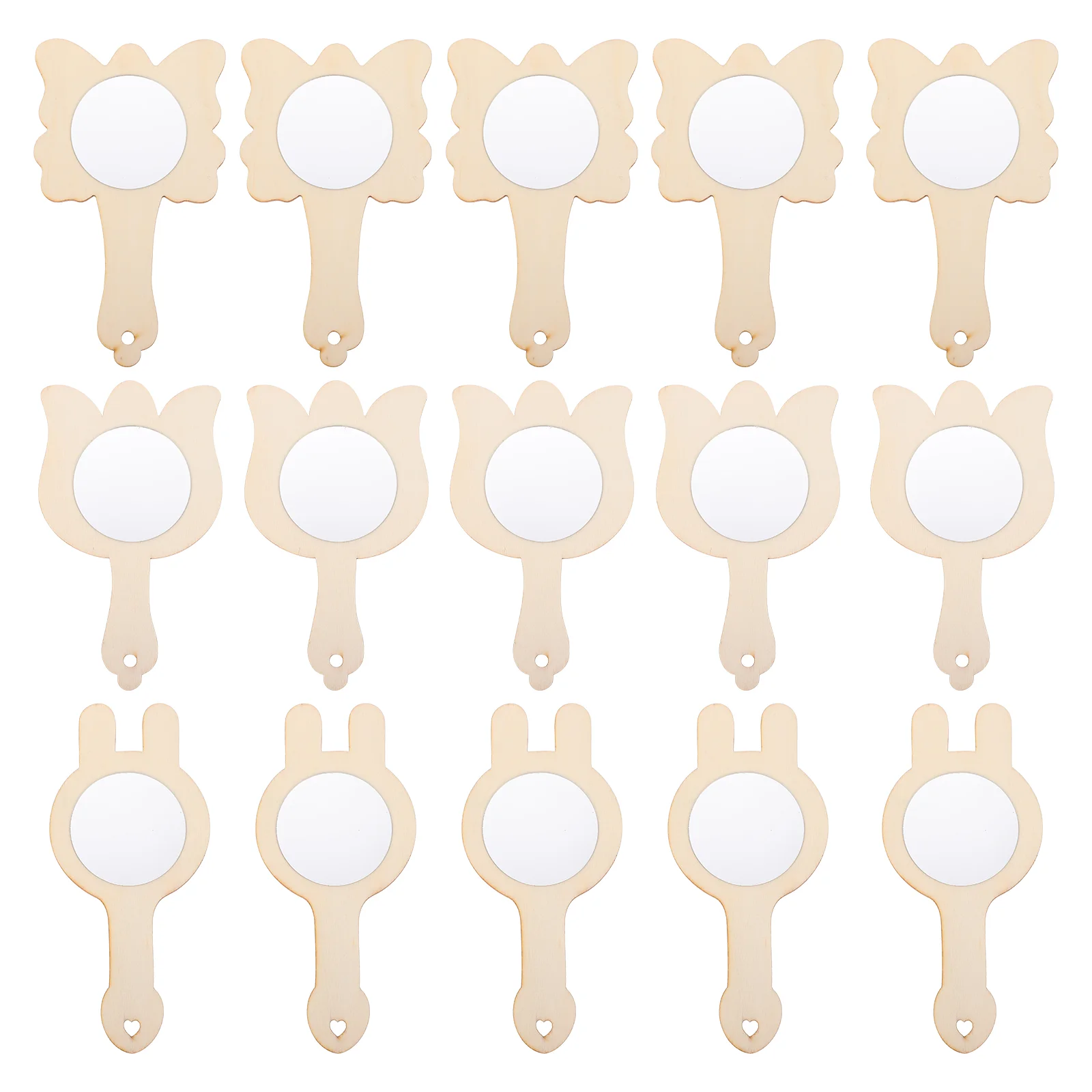 15 шт. необработанные зеркальные игрушки сделай сам многофункциональные