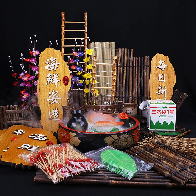 

Деревянная панель меню для суши