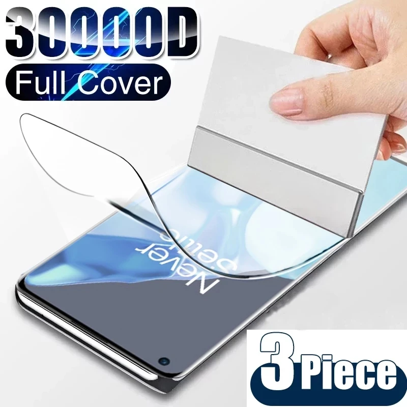 

Гидрогелевая пленка 9H для OnePlus Nord 2T 5G Z, защитная пленка для OnePlus 7T 6T 7 Nord CE 2 Lite 5G, защитная пленка, 3 шт.