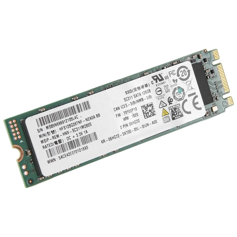 

Для SK Hynix SC311 128 ГБ SATA SSD Φ BB M.2 SSD 6 Гбит/с для настольного ноутбука компьютера запасные части