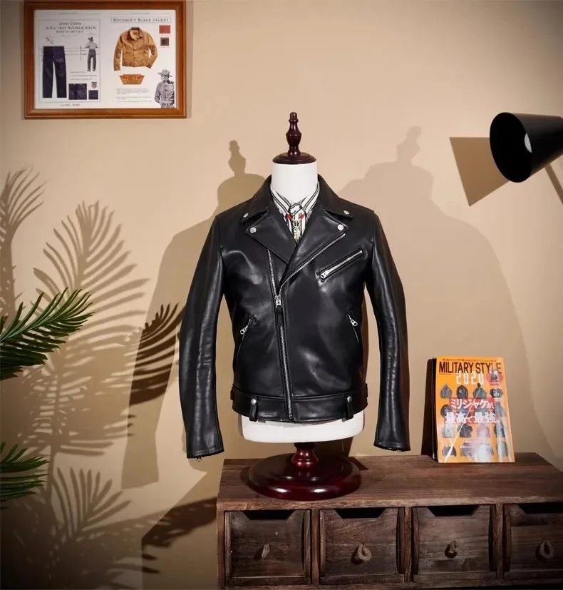 Кожаная одежда SHop Best.Rider мужская куртка до середины икры Double Rider классическая