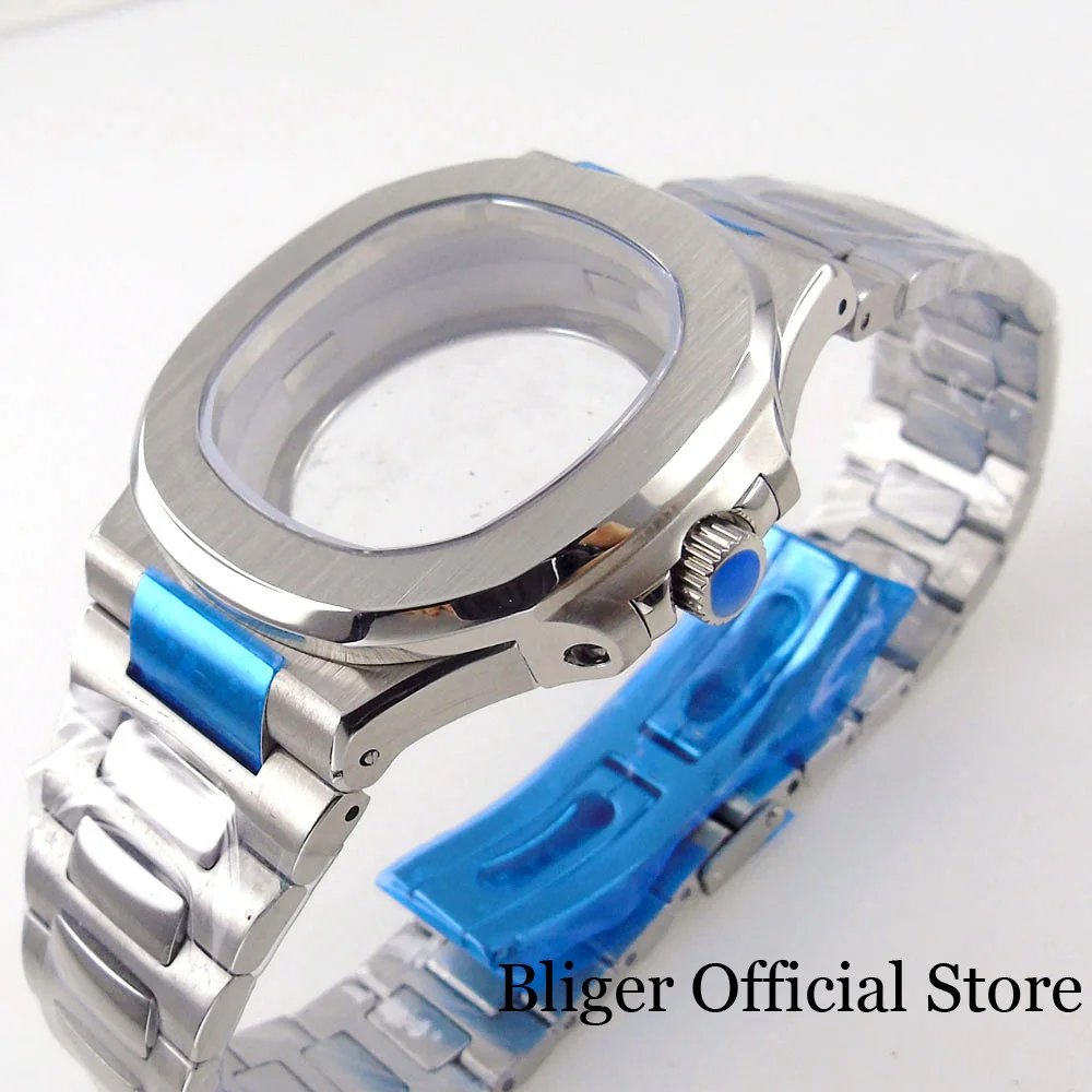 Квадратный чехол BLIGER для часов 39 мм подходит серии NH35 MIYOTA82 ETA 2836 2824 PT5000 DG MINGZHU 2813 29 8