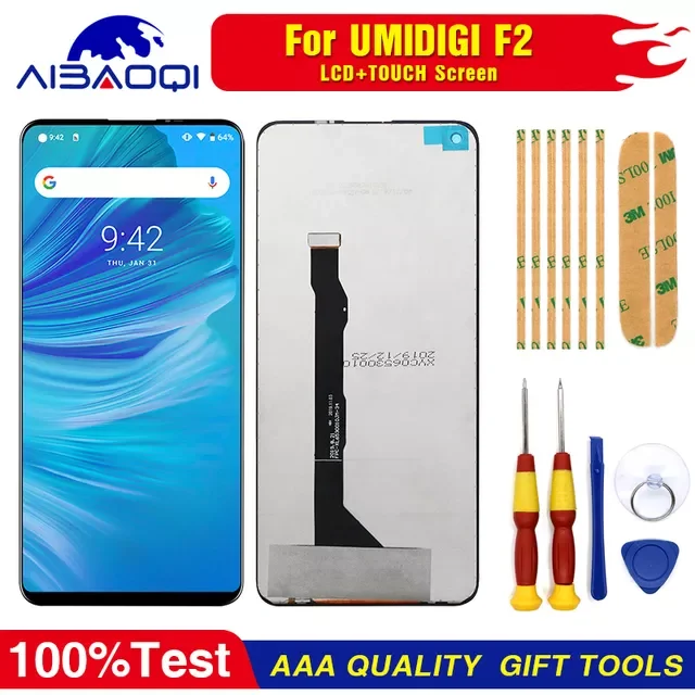 

Original For UMIDIGI F2/Power 3 LCD&Touch Screen Digitizer with frame Display module Perfect Replacement Parts