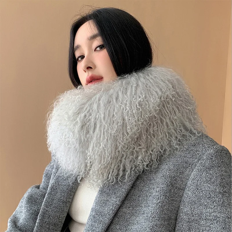 Корейский женский пляжный шерстяной шарф модный новый трендовый теплый из