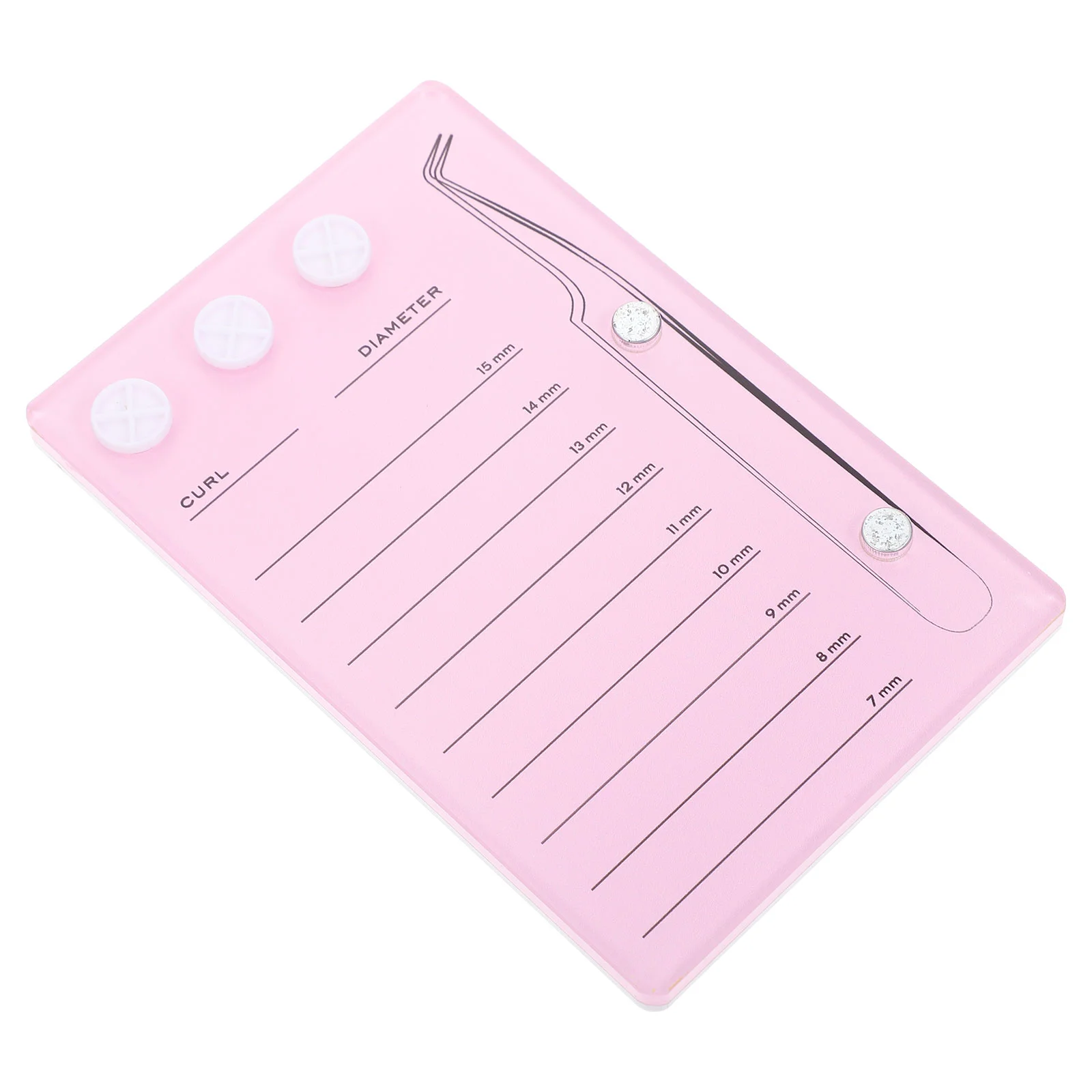 

Eyelash Pallet Tray Lash Holder False Acrylic Extension Display Board Plate Supplies Hand Glue Storage Extensionstool Grafting