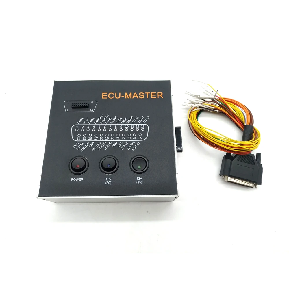 

Программатор ECU MASTER Key, новейший коннектор для настройки чипа, программатор для Immo Off Repair PCM тюнер Pisini с кабелями DB25, 1 шт.