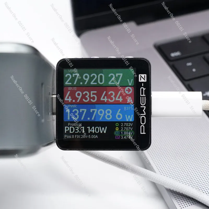 Тестер зарядки USB |   Power-Z KM003C, измеритель напряжения и тока, а также детектор быстрой зарядки (art.: 3920d828ddadd) - 3920d828ddadd