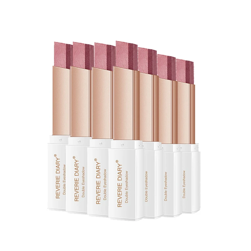 

2 в 1, искусственные бархатные тени, блестящие металлические тени для макияжа