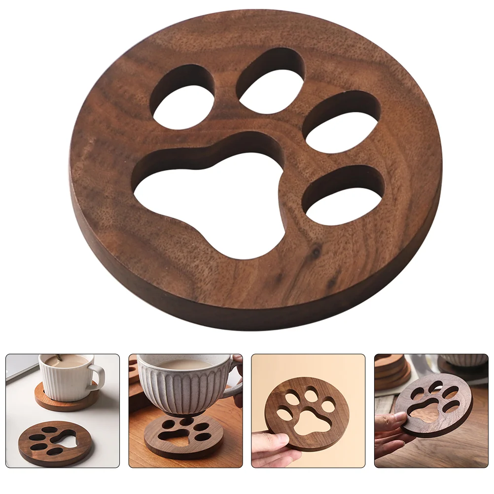 

Compact Resistant Reusable Cat Paw Shaped Cup Pad Cup Coaster Coaster Desktop Coaster Cup Mat