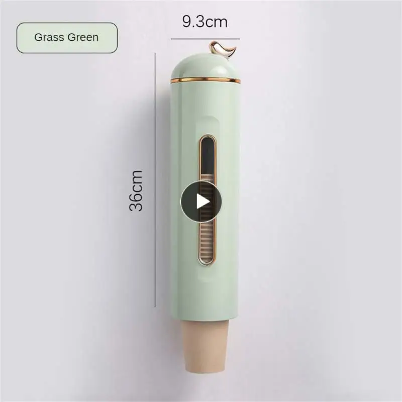 

Cup Fetcher Creative Punch-free Cup Holder Cup Dispenser Automatic Cup Ticker Pull-type Wall-mounted Nail-free Drill-free