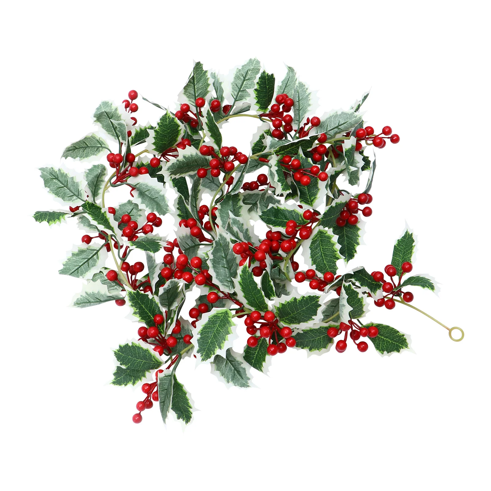 

1PC Lifelike Red Fruit Rattan Pendant Christmas Party Red Fruit Rattan for Store Party Xmas Home