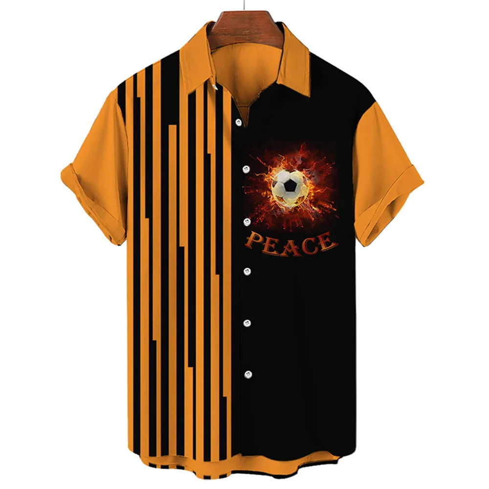 

2022 футов для летнего сезона, футболка для мужчин, верх для мужчин, футбольный мир, Гавайский пляж, кардиган, Suelto Cómodo